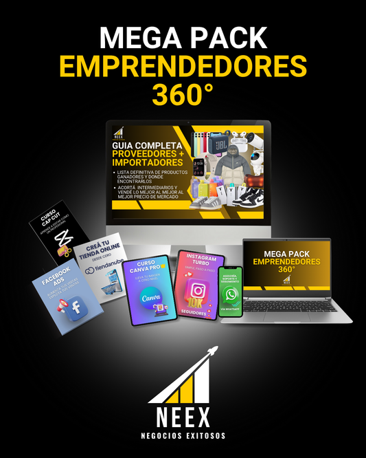Mega Pack Emprendedor 360º - Proveedores + Tienda + Publicidad